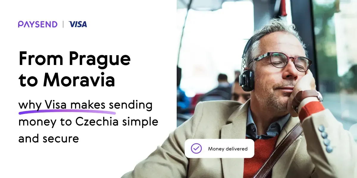 From Prague to Moravia — why Visa® makes sending money to Czechia simple and secure