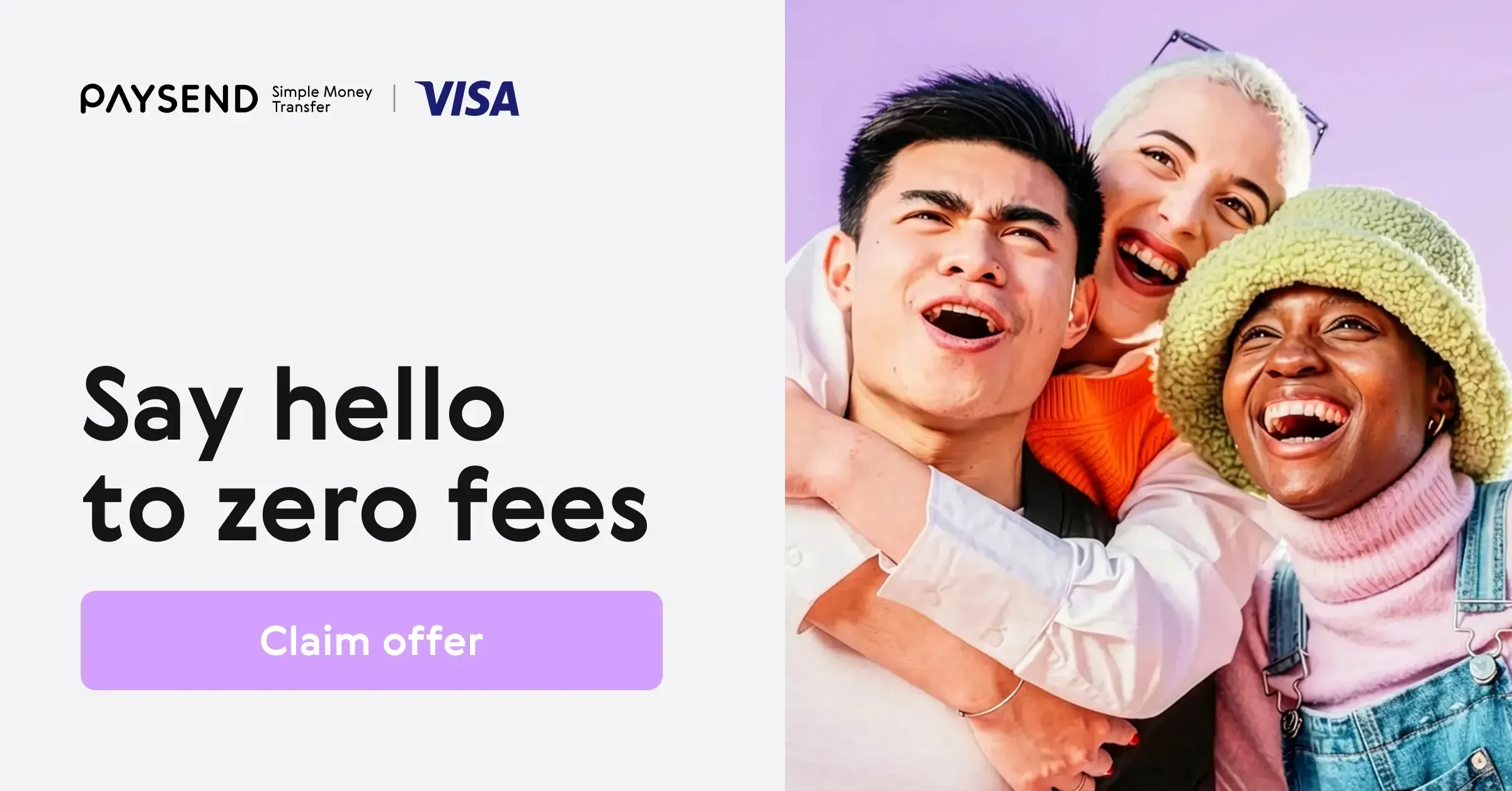 Enjoy Two Fee-Free Transfers to Eligible Visa Debit Cards with Paysend