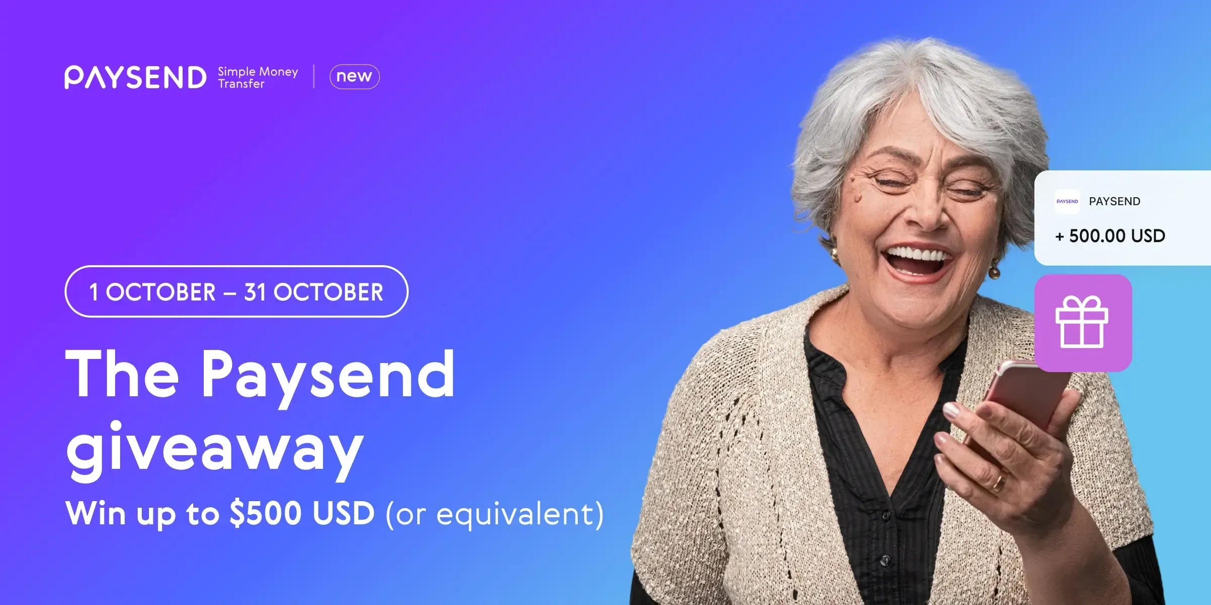 Win up to $500 in the Paysend Invite a Friend Giveaway!