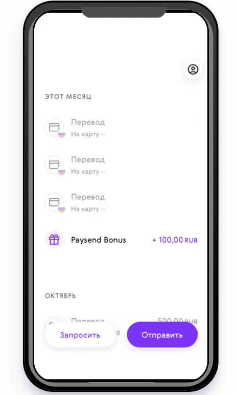 Пластиковая карта paysend