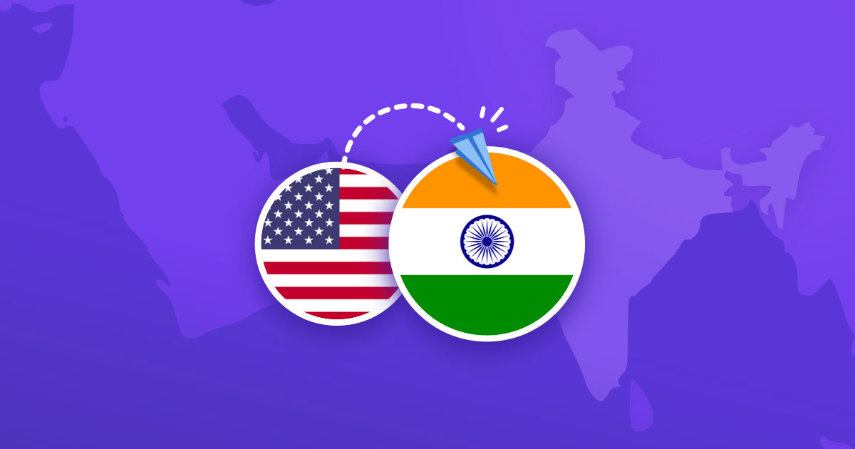 Indian expats living in the US need a fast and affordable way to send money to loved ones living in their home country.