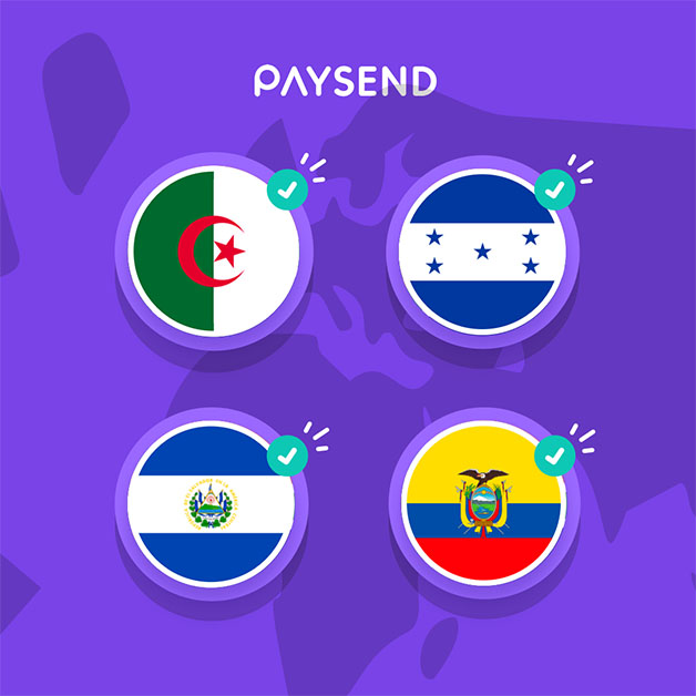 Мы добавили много новых стран в Paysend!