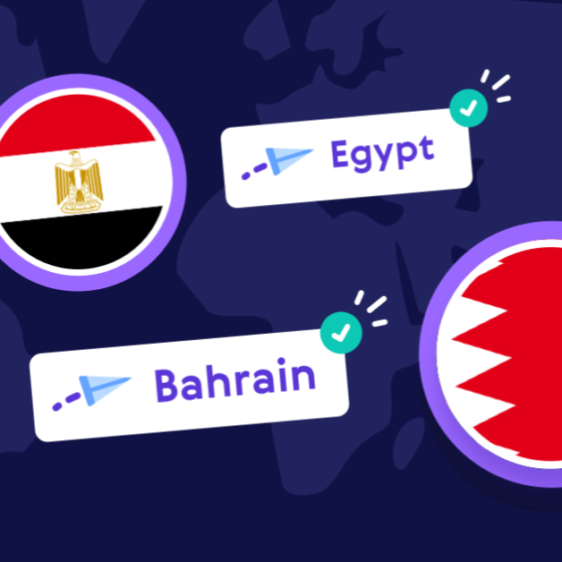 Мы начинаем выполнять денежные переводы в Египет и Бахрейн!